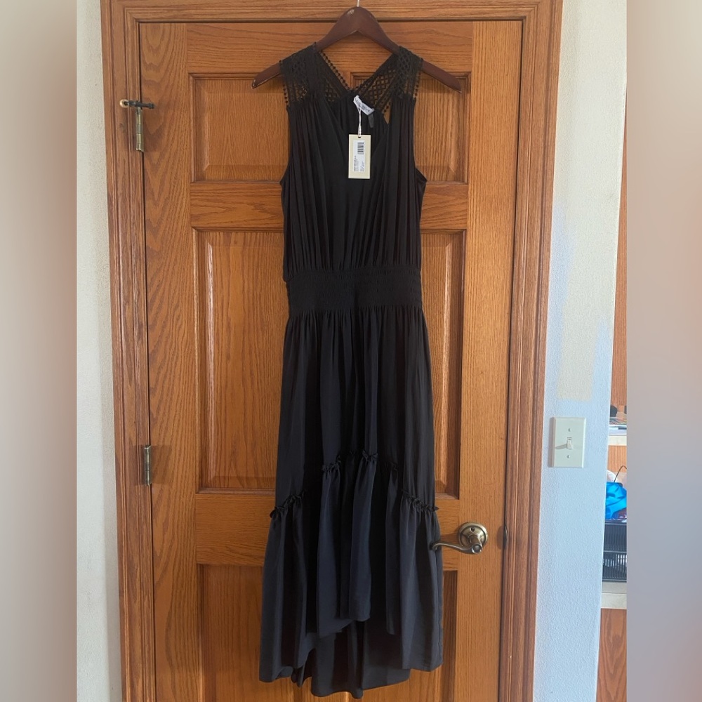 NWT $485 Ramy Brook Samantha Dress - Black Small - Picture 2 of 4